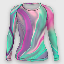 Рашгард женский Digital Wave, цвет: 3D-принт