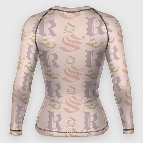 Женский рашгард Геометрический абстрактный узор abstract geometric / 3D-принт – фото 2