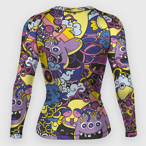 Женский рашгард Монстры-такие монстры / 3D-принт – фото 2