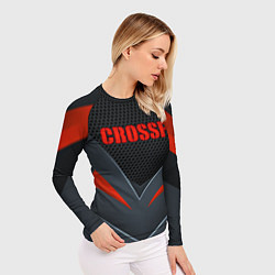 Рашгард женский CrossFit - Техно броня, цвет: 3D-принт — фото 2