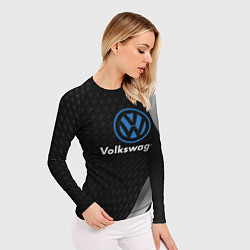 Рашгард женский Volkswagen абстракция, цвет: 3D-принт — фото 2