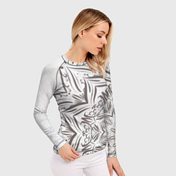 Рашгард женский Кружево мандал, цвет: 3D-принт — фото 2