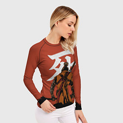 Рашгард женский Спина Секиро, цвет: 3D-принт — фото 2