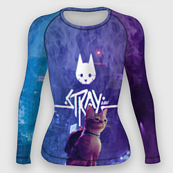 Рашгард женский Stray - kot - neon, цвет: 3D-принт