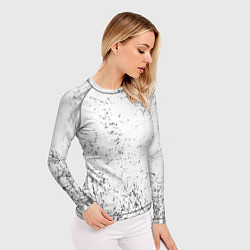 Рашгард женский Потертость и бызги, цвет: 3D-принт — фото 2
