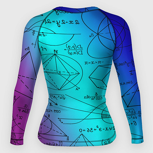 Женский рашгард Неоновая формула / 3D-принт – фото 2
