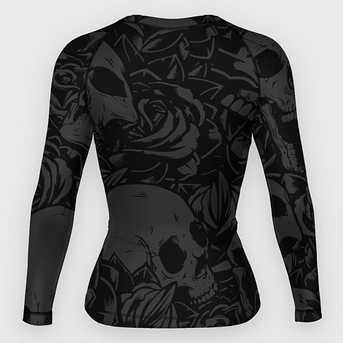 Женский рашгард Iron Maiden - черепа / 3D-принт – фото 2