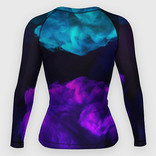 Женский рашгард The last of us - абстракция неон / 3D-принт – фото 2