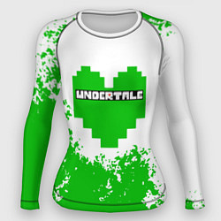 Рашгард женский Undertale - краска, цвет: 3D-принт