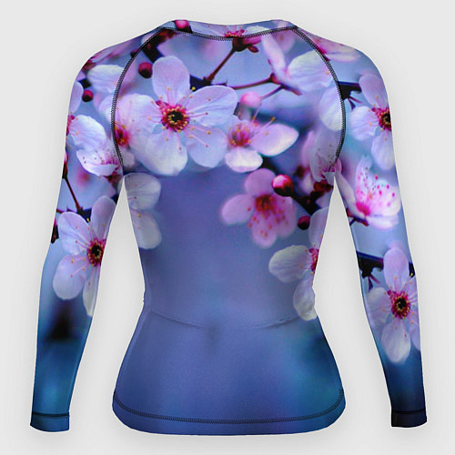 Женский рашгард Цветы дерева Черри Блоссом / 3D-принт – фото 2
