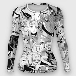 Рашгард женский Да я паук и что с того pattern, цвет: 3D-принт
