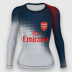 Женский рашгард Arsenal logo абстракция