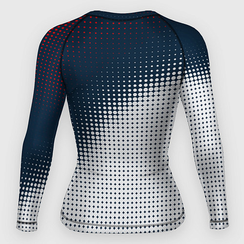 Женский рашгард Arsenal logo абстракция / 3D-принт – фото 2