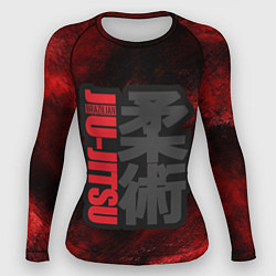 Женский рашгард Jiu-Jitsu Bazilian Black-Red