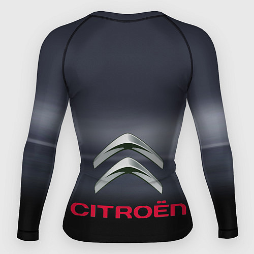 Женский рашгард Citroen - Racing team - Motorsport / 3D-принт – фото 2