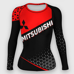 Рашгард женский Mitsubishi - Красная униформа, цвет: 3D-принт