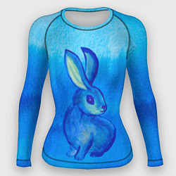 Рашгард женский Водяной кролик символ 2023, цвет: 3D-принт