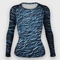 Женский рашгард Текстура мятой цветной бумаги