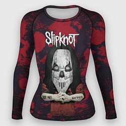 Женский рашгард Slipknot dark red