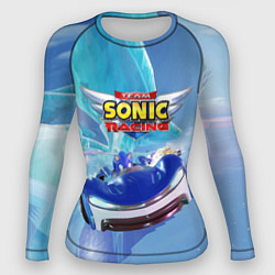 Рашгард женский Team Sonic racing - hedgehog - speed, цвет: 3D-принт