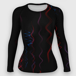 Рашгард женский Абстрактные спирали РНК, цвет: 3D-принт