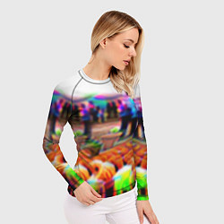 Рашгард женский Невидимка свитер от камер, цвет: 3D-принт — фото 2