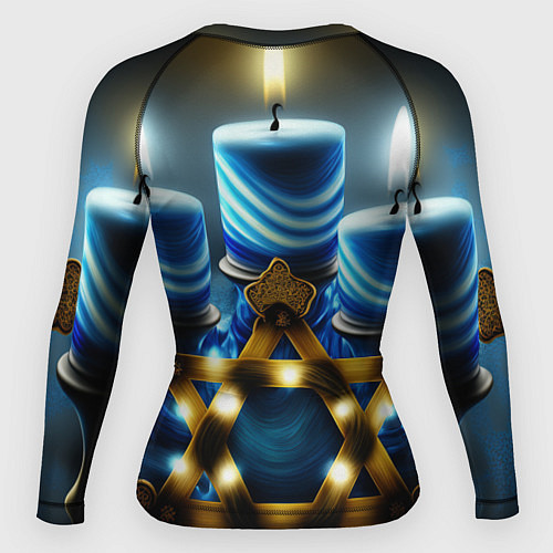 Женский рашгард Праздник огней / 3D-принт – фото 2