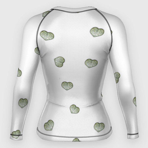 Женский рашгард Четырехлистный клевер на удачу / 3D-принт – фото 2