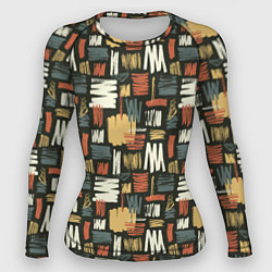 Женский рашгард Узор штрихованный