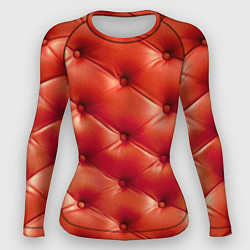 Рашгард женский Quilted furniture leather, цвет: 3D-принт