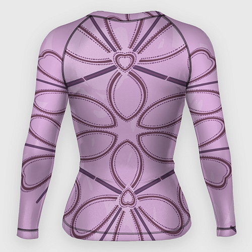 Женский рашгард Многоугольник из цветов / 3D-принт – фото 2