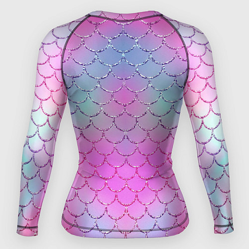 Женский рашгард Милая панда с сердечком / 3D-принт – фото 2