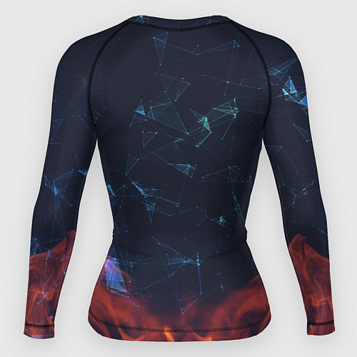 Женский рашгард Накаченный бык / 3D-принт – фото 2