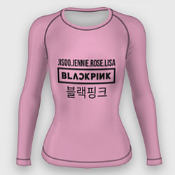 Рашгард женский BlackPink Лого, цвет: 3D-принт