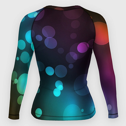 Женский рашгард Абстракция блики / 3D-принт – фото 2