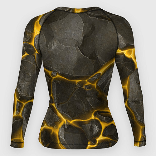 Женский рашгард Чжун Ли на фоне монолита камня / 3D-принт – фото 2