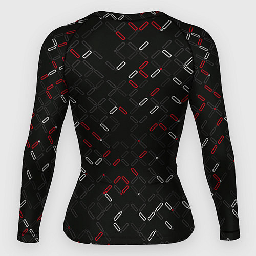 Женский рашгард Текстурный узор / 3D-принт – фото 2