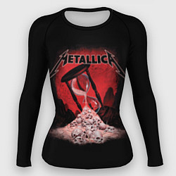 Рашгард женский Metallica - время, цвет: 3D-принт