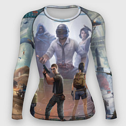 Рашгард женский PUBG банда, цвет: 3D-принт