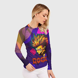 Рашгард женский Панк зомби, цвет: 3D-принт — фото 2