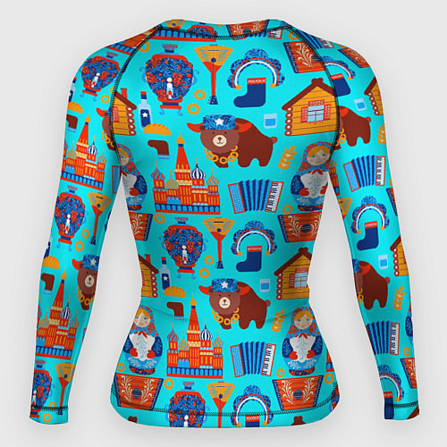 Женский рашгард Народный быт России / 3D-принт – фото 2