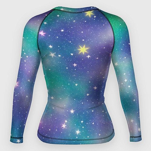 Женский рашгард Космическое сияние волшебное / 3D-принт – фото 2