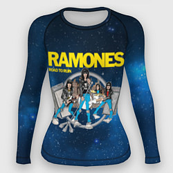 Рашгард женский Ramones Road to ruin, цвет: 3D-принт