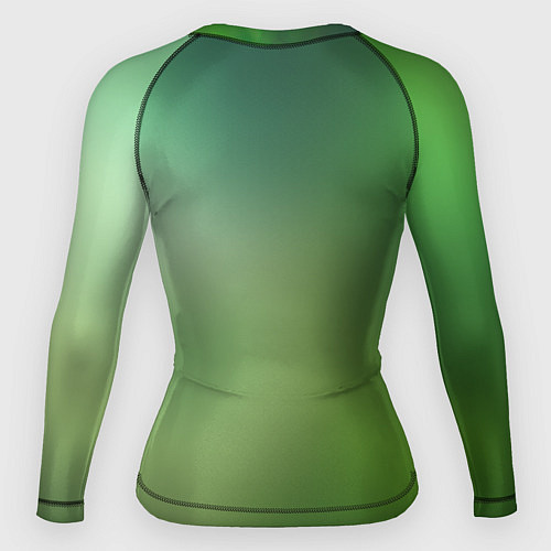 Женский рашгард Рыжий лисенок под лесным дождем / 3D-принт – фото 2