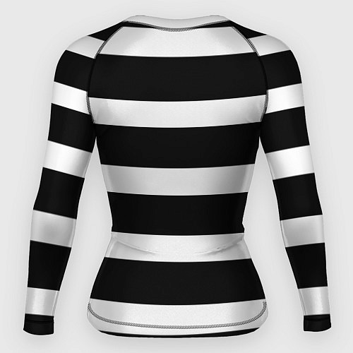 Женский рашгард Полосатая / 3D-принт – фото 2