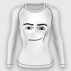 Рашгард женский Одежда Man Face Roblox, цвет: 3D-принт