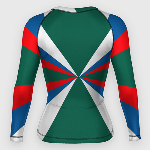 Женский рашгард Пограничные войска России / 3D-принт – фото 2