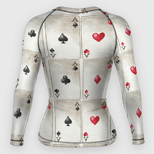 Женский рашгард Покер / 3D-принт – фото 2