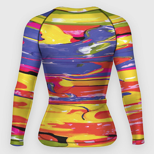 Женский рашгард Красочный бум / 3D-принт – фото 2