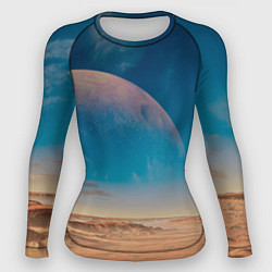 Женский рашгард Пустыня и очертания планеты